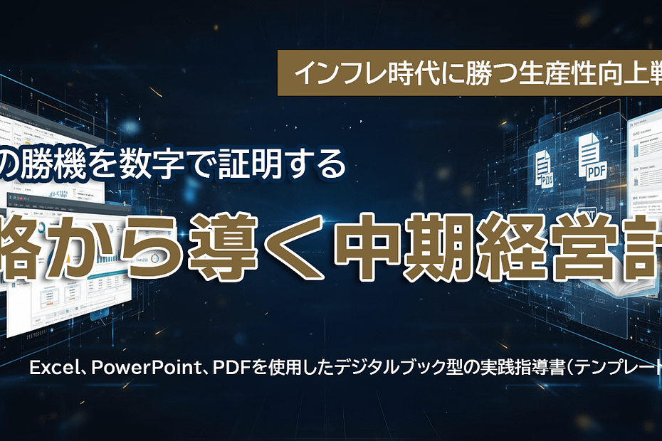 戦略から導く中期経営計画イメージ